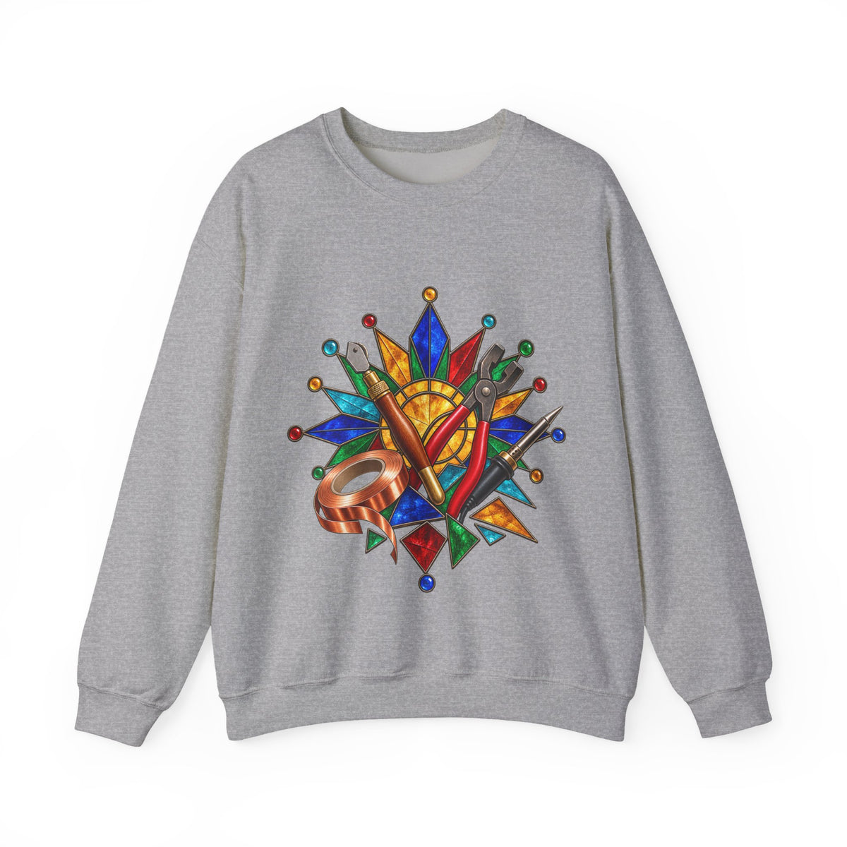 Stained Glass Workshop Tools Sweatshirt