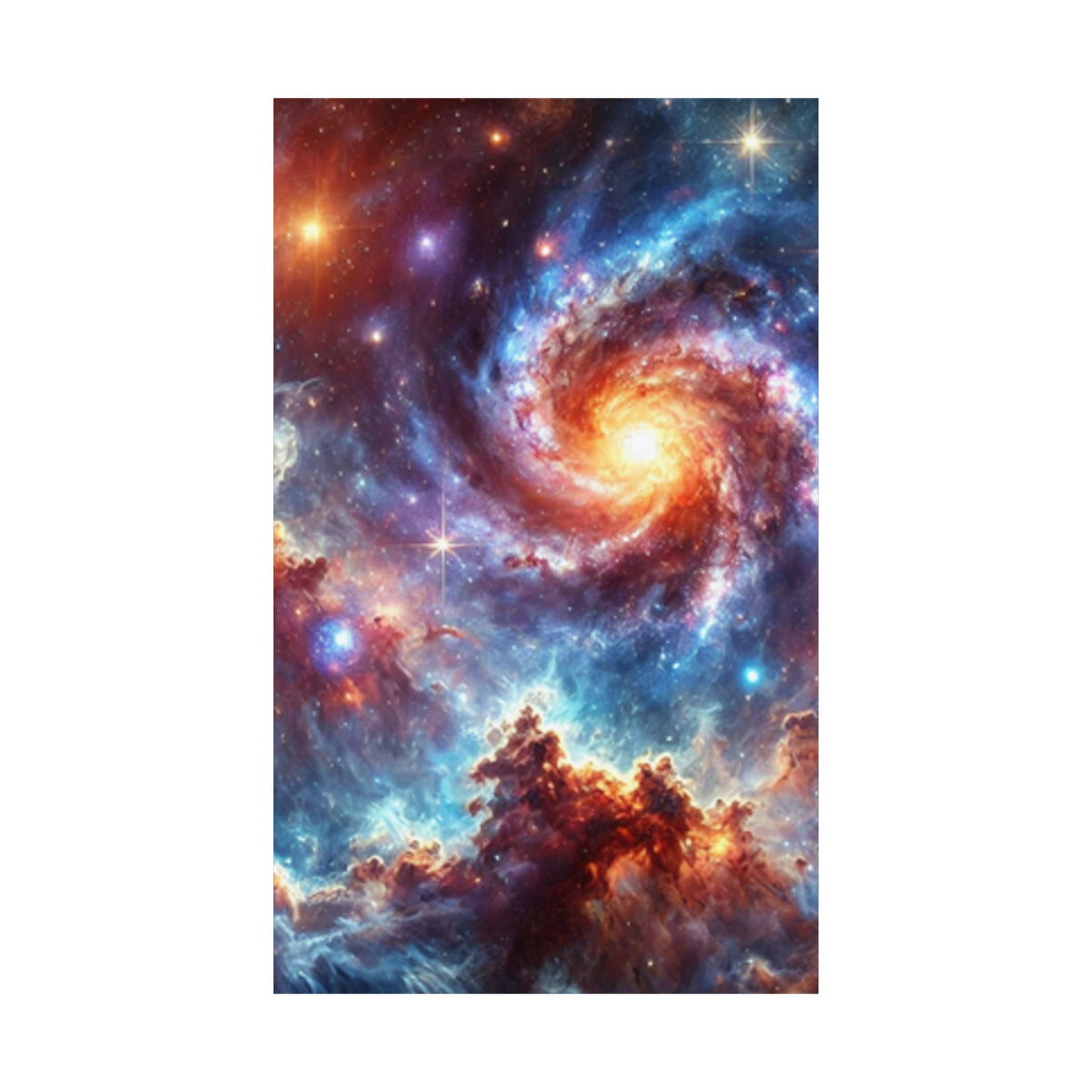 Galaxy Nebula Dreamscape Abstract Space Poster Wall Art Decor