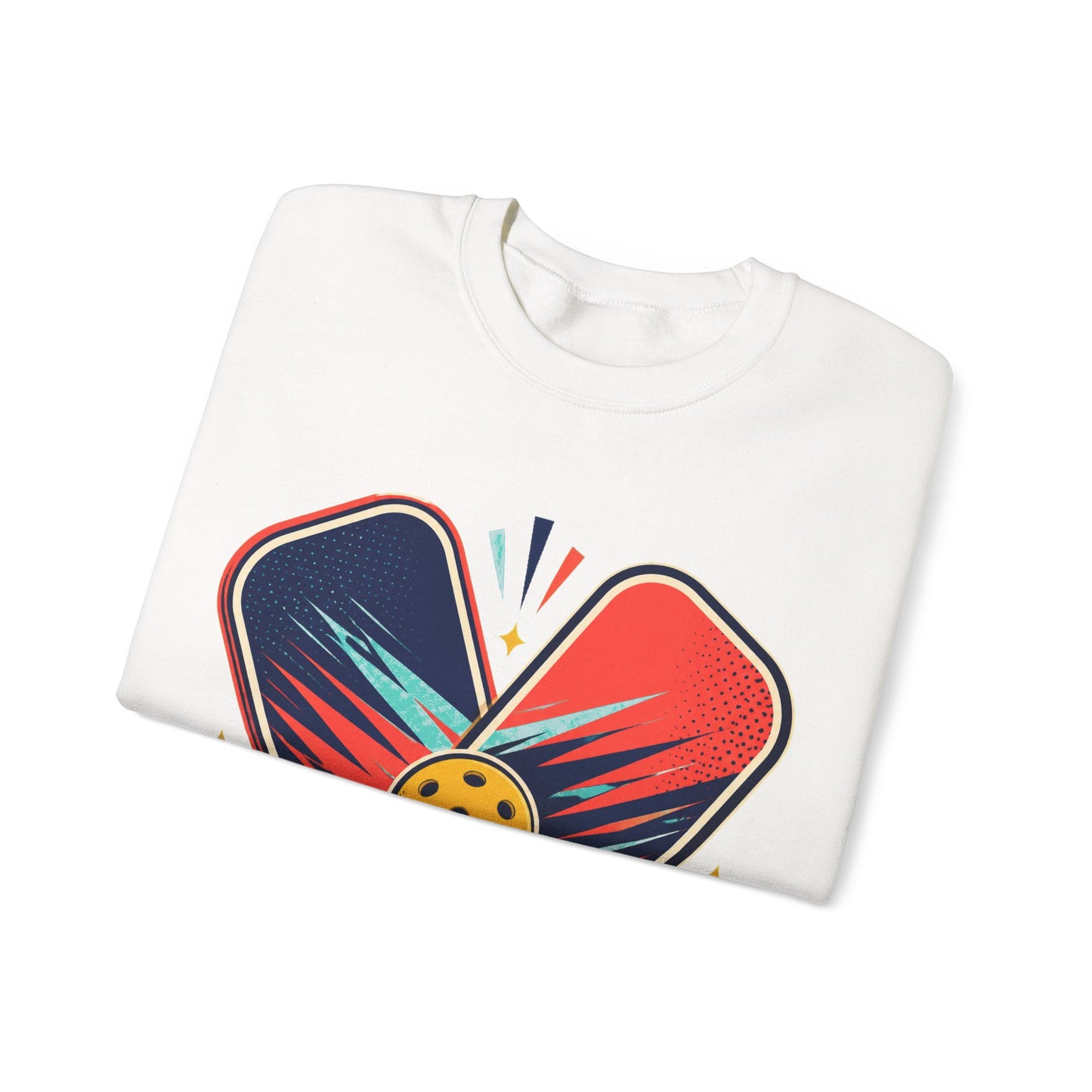 Retro Pickleball Paddles Recreational Sports Sweatshirt