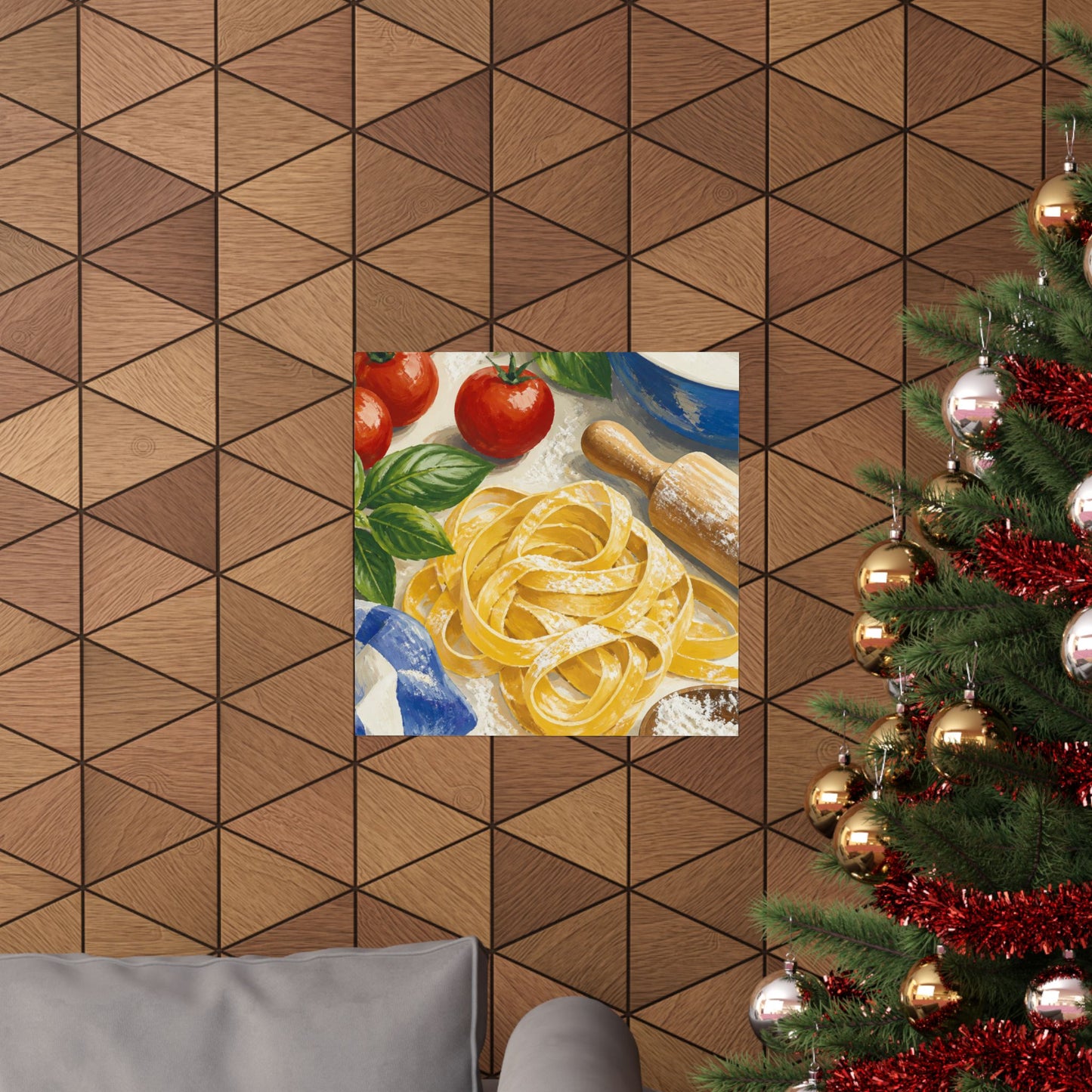 Fresh Pasta Making Kitchen Art Poster