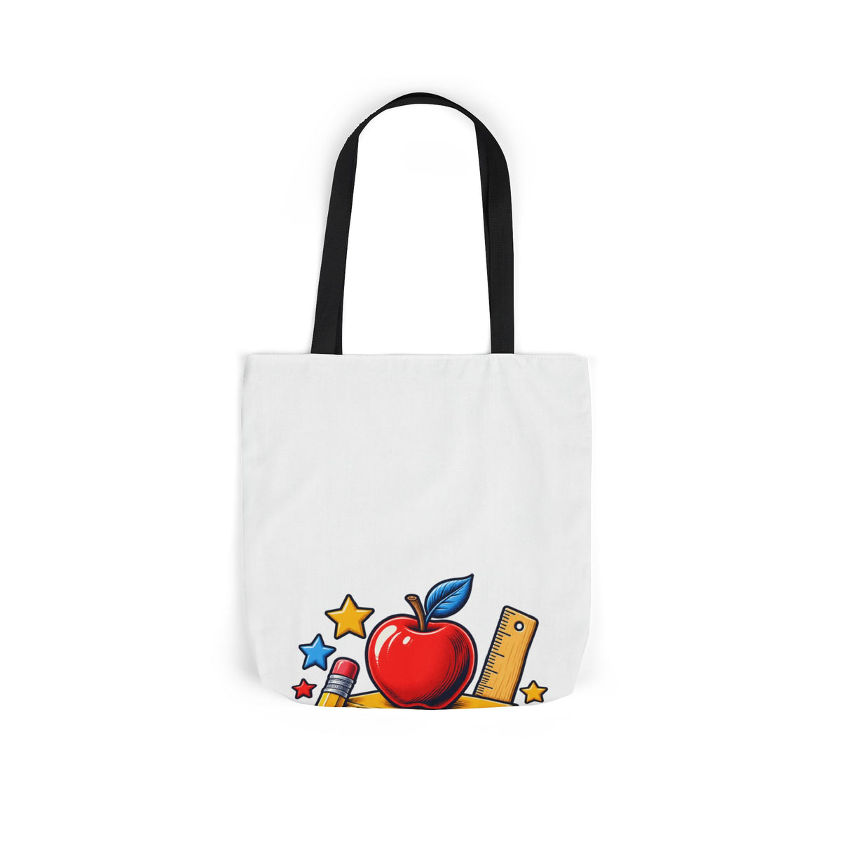 Retro School Books Apple Teacher Appreciation Tote Bag