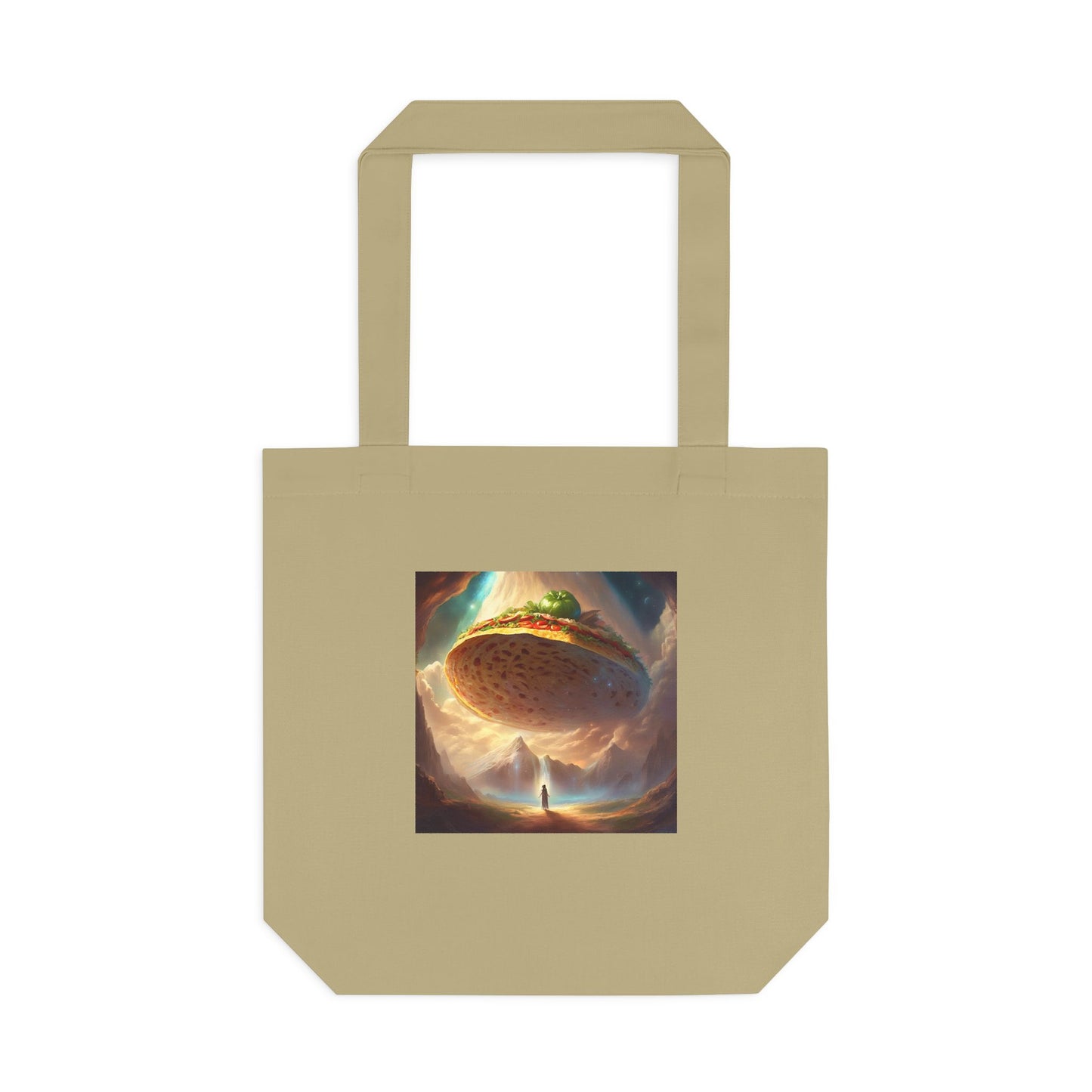 Cosmic Taco UFO Surreal Food Fantasy Art Tote Bag