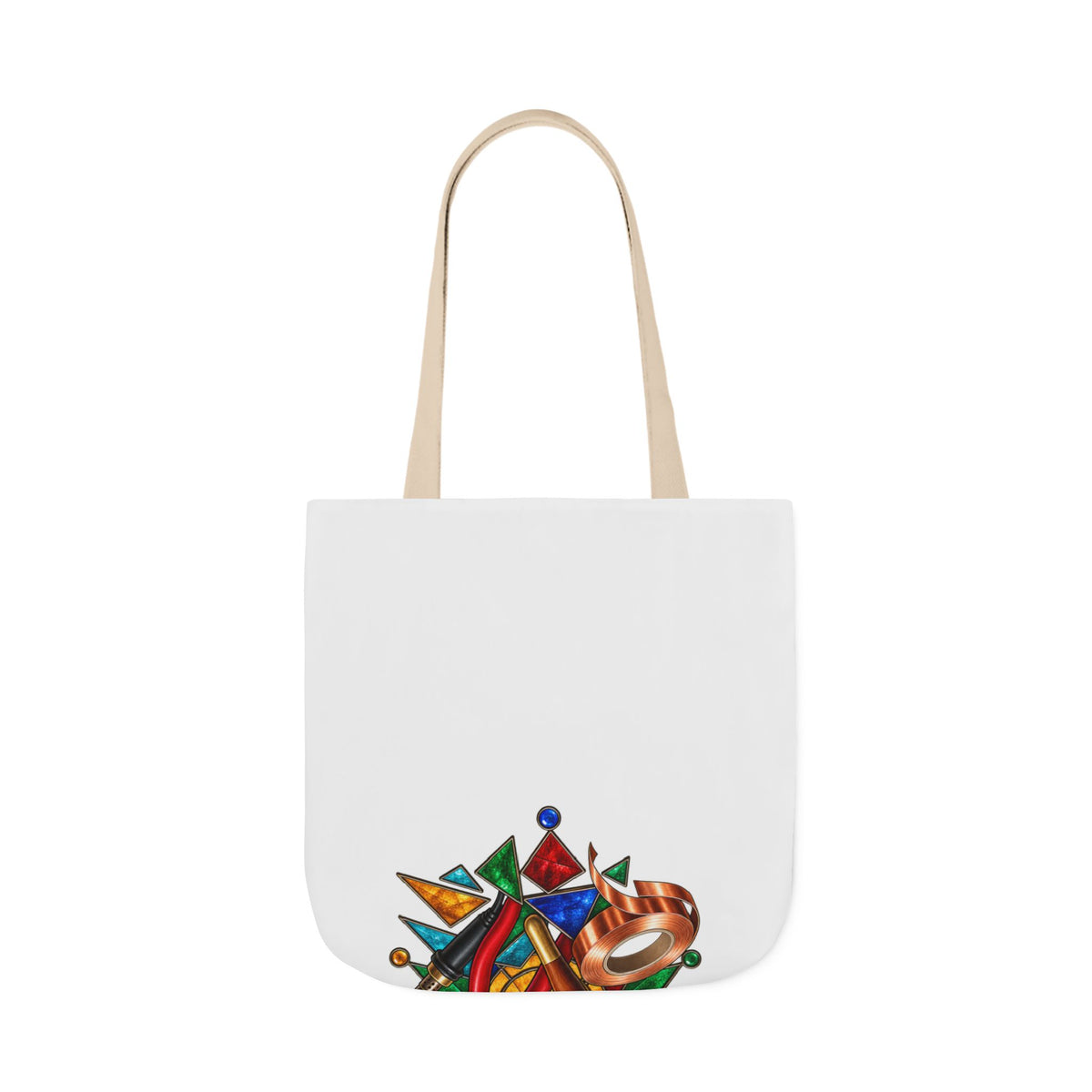 Stained Glass Workshop Tools Tote Bag