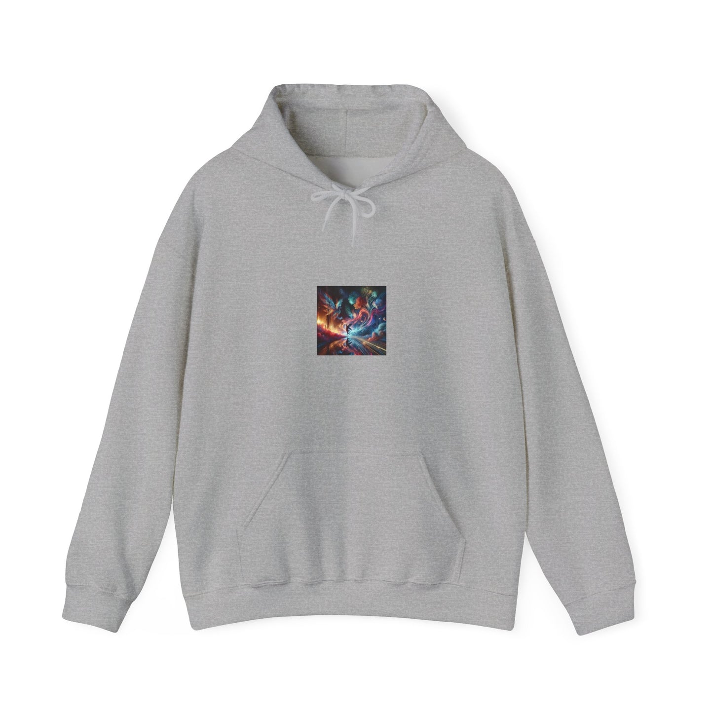 Cosmic Aurora Dancer Dreamscape Cozy Celestial Hoodie