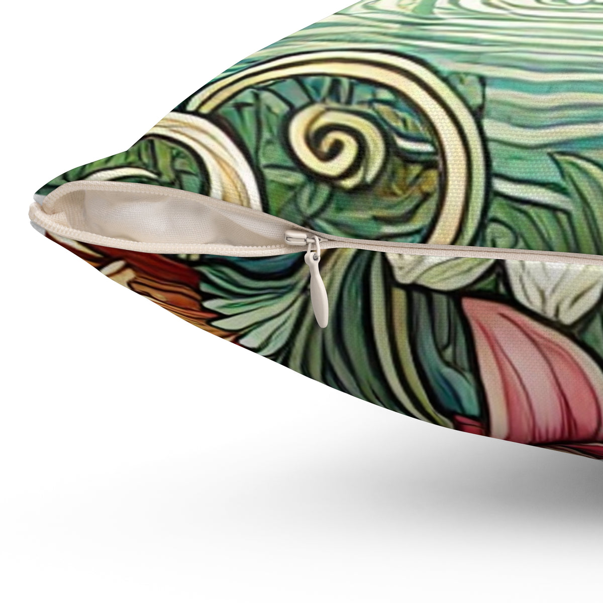 Botanical Gazebo Garden Art Nouveau Decorative Pillow