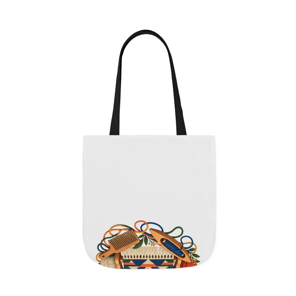 Geometric Hand Weaving Workshop Tote Bag