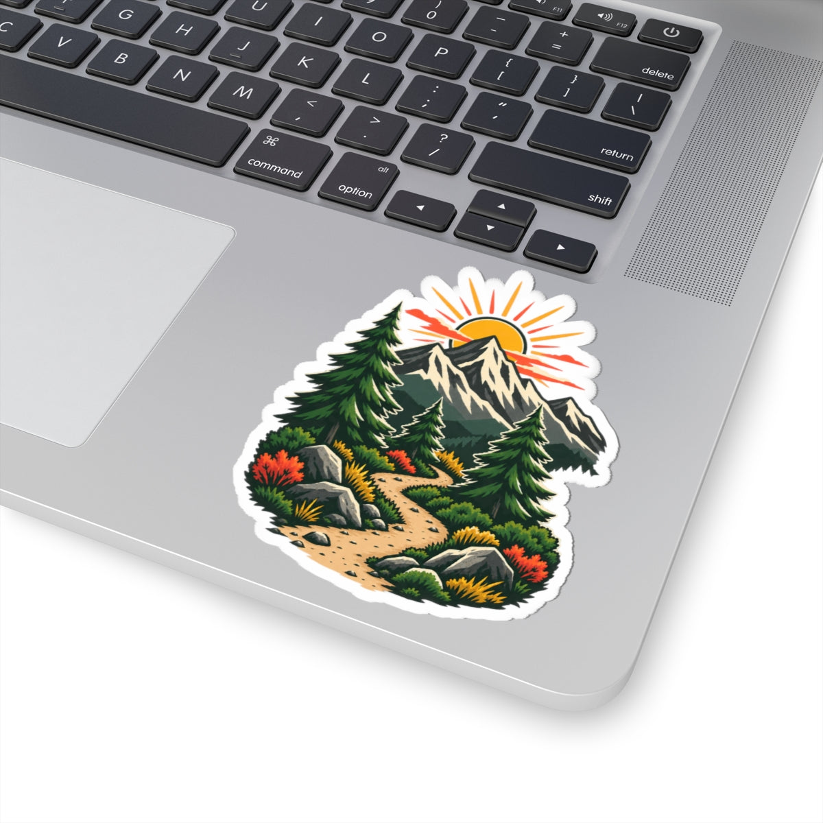 Sunrise Mountain Trail Outdoor Adventure Sticker
