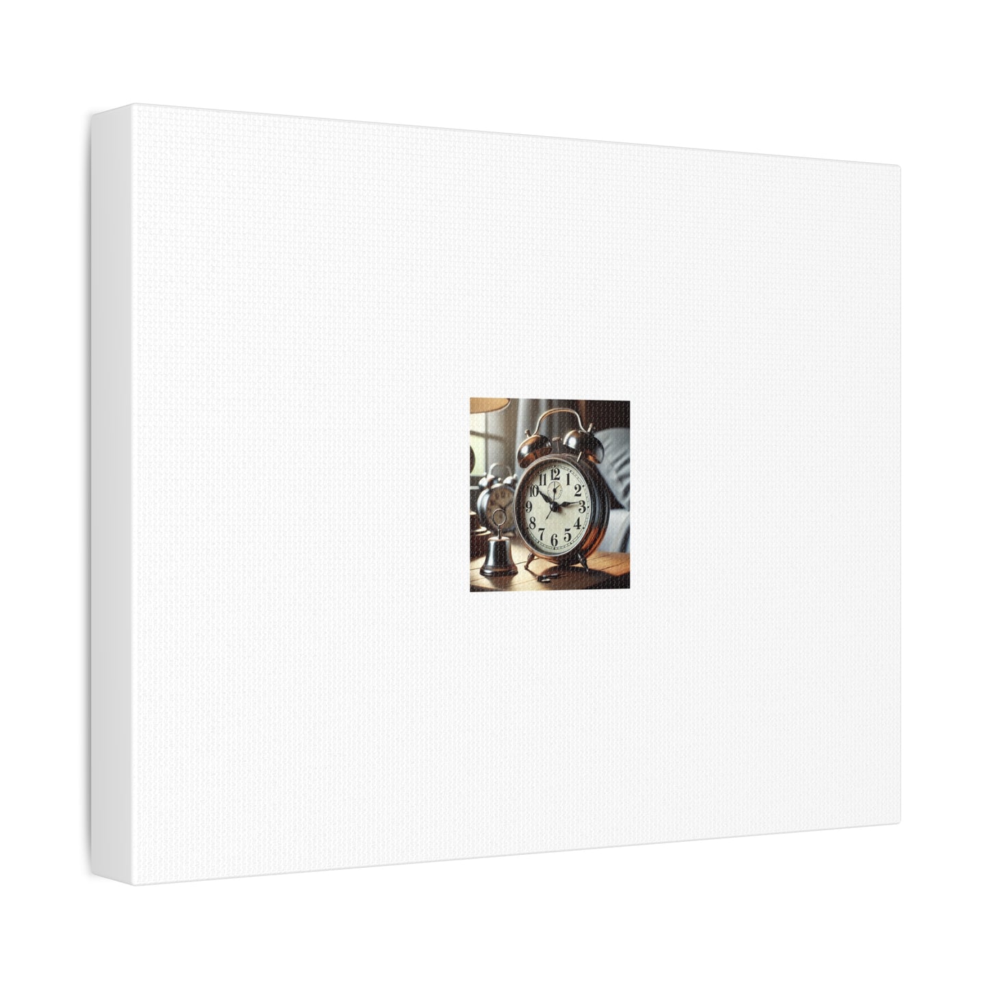 Vintage Alarm Clock Morning Routine Classic Clock Canvas Art