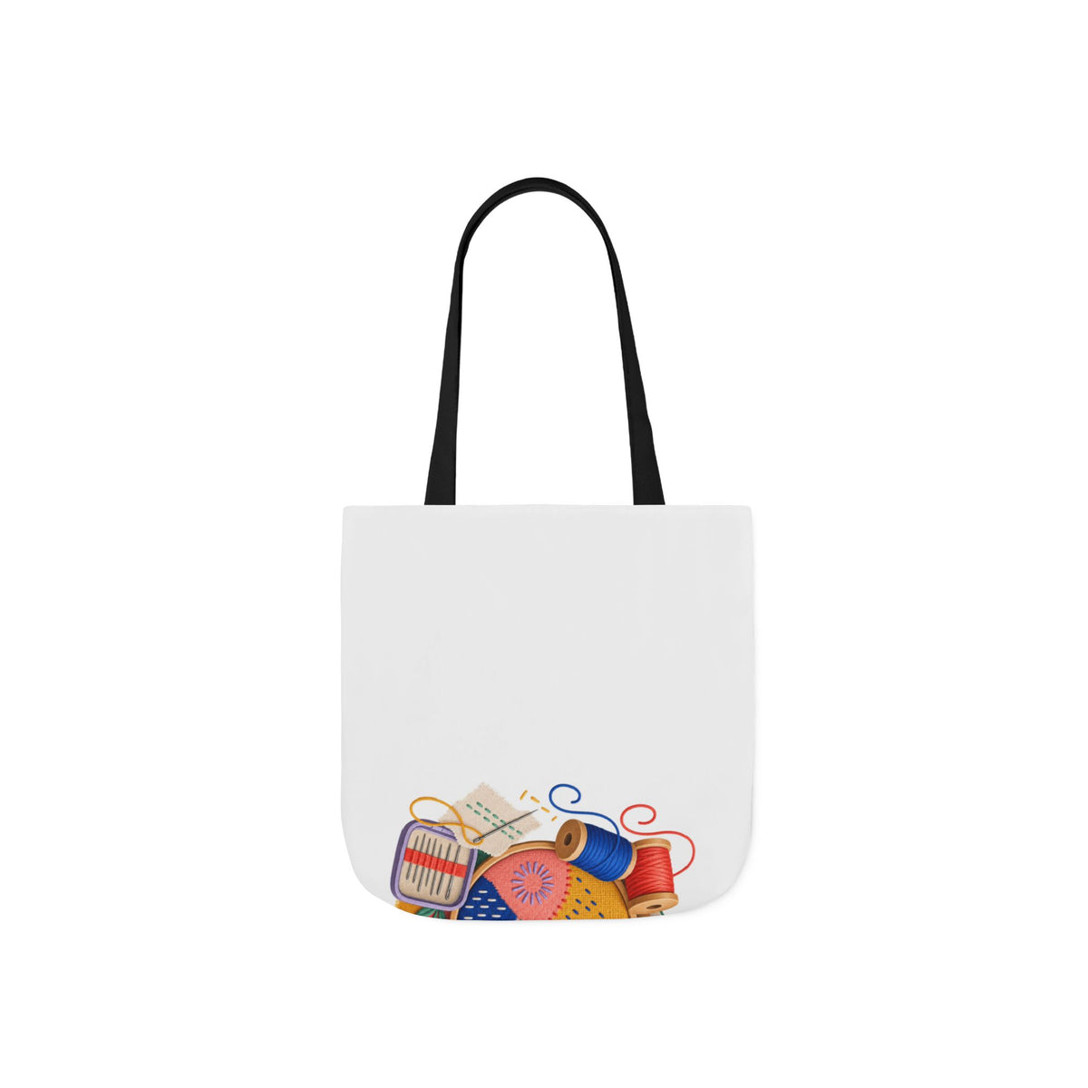 Colorful Visible Mending Workshop Tote Bag