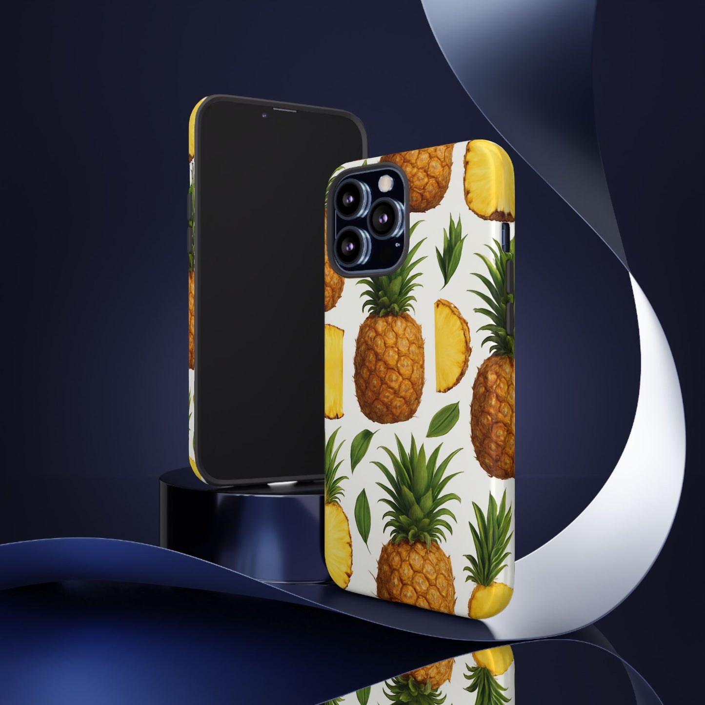 Pineapple Phone Case - Tough Cases, Tropical Phone Cover, Summer Vibe Accessories, Cute Pineapple Design, Fun Gift for Fruit Lovers