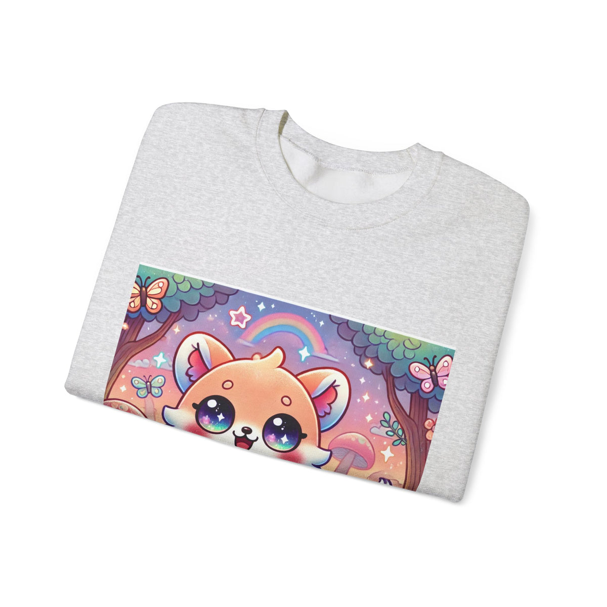 Pastel Woodland Fox Mushroom Kawaii Sweatshirt