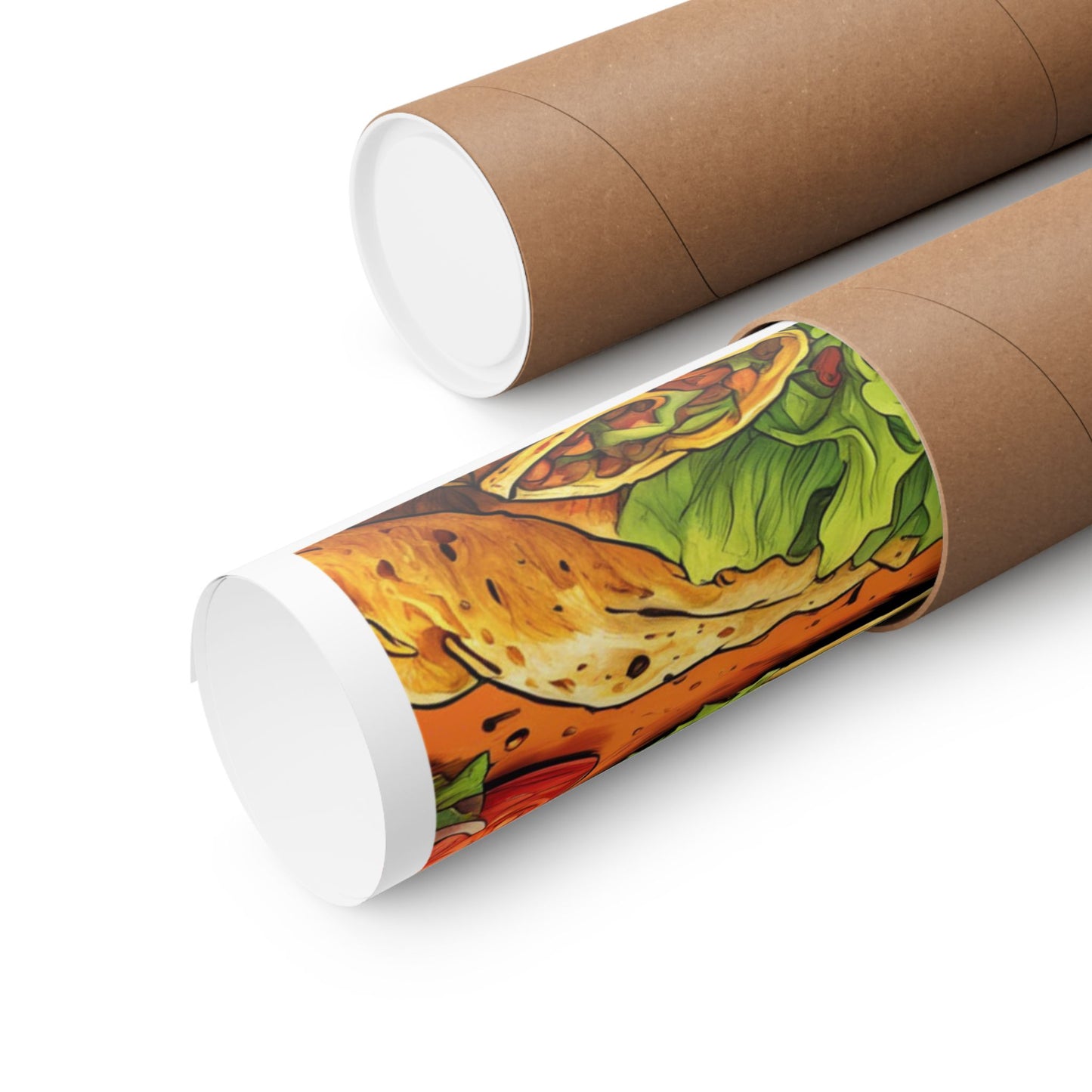 Stacked Taco Fiesta Foodie Gift Art Poster