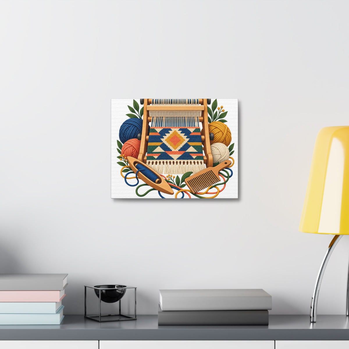Geometric Hand Weaving Workshop Canvas