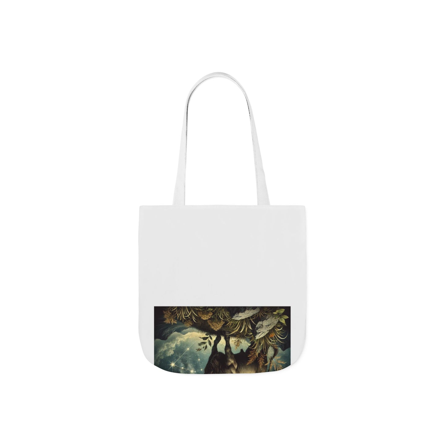 Taurus Bull Constellation Celestial Canvas Tote Bag