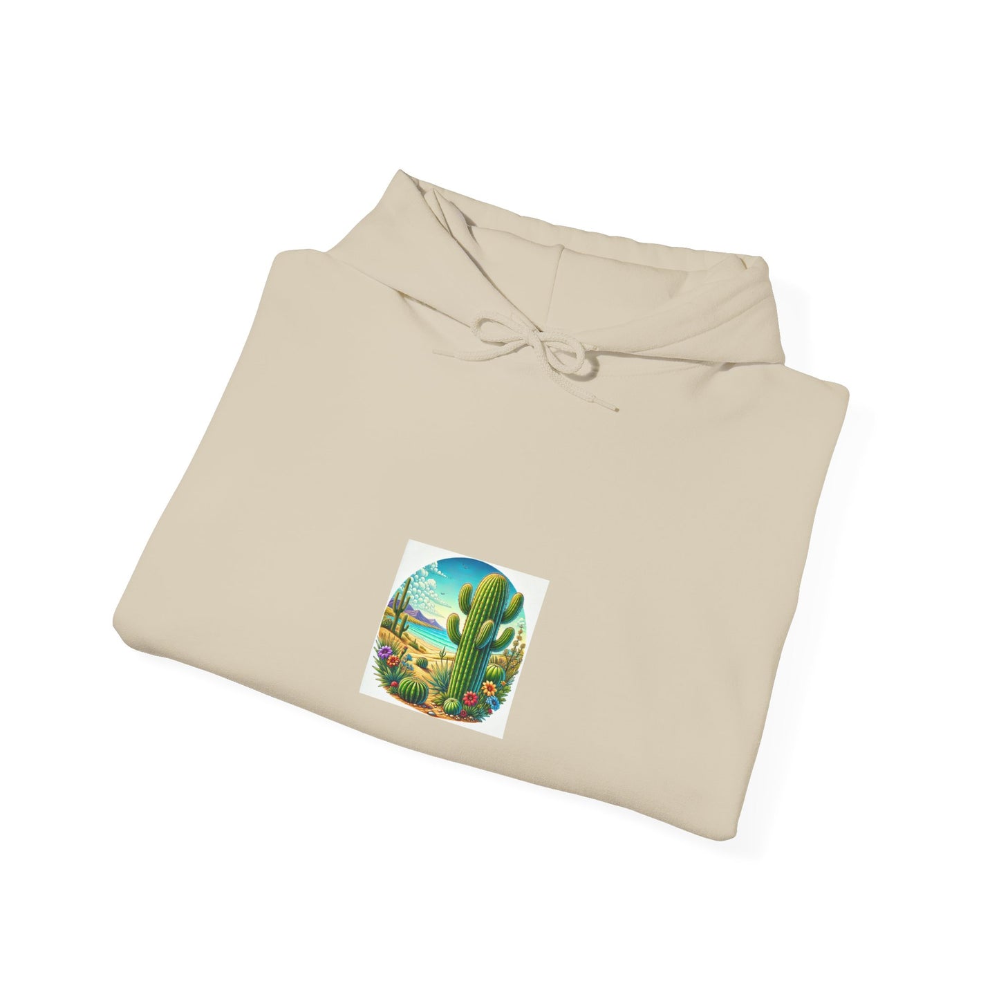 Desert Cactus Bloom Garden Botanical Graphic Hoodie Plant Lover Gift