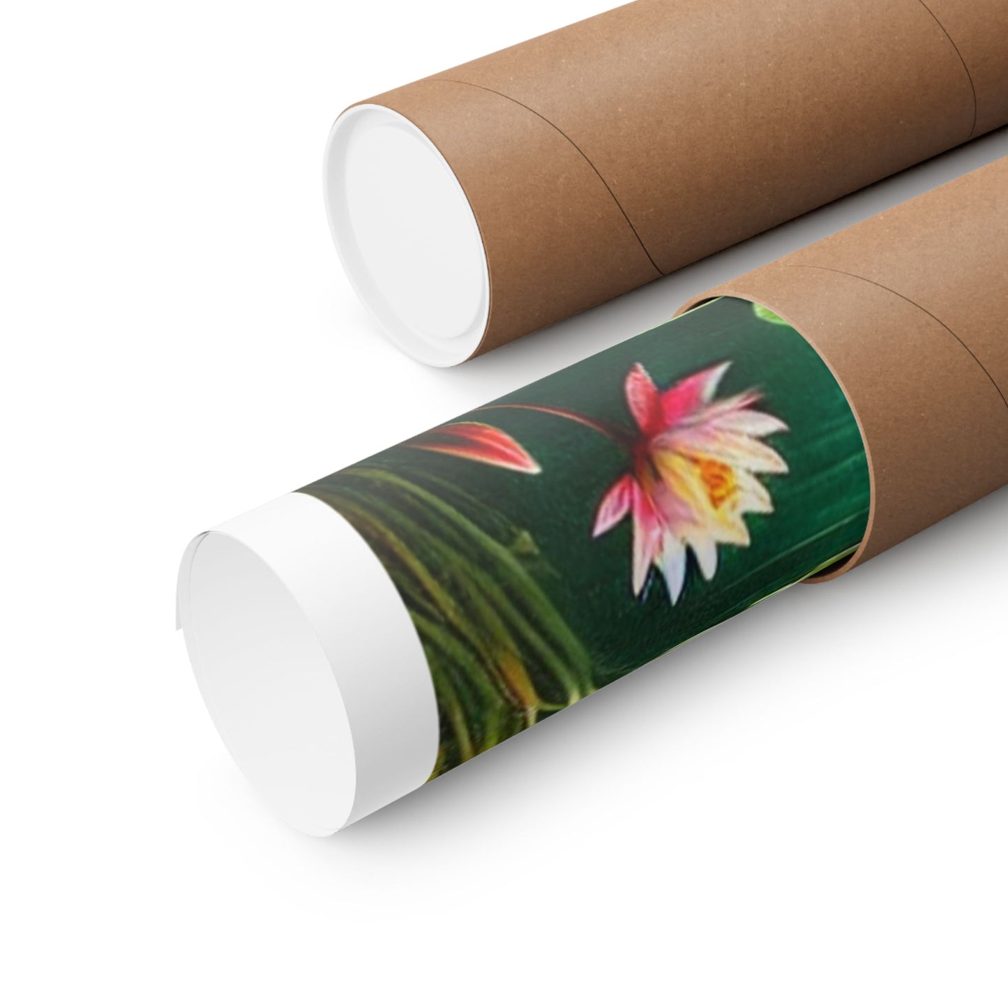Spring Garden Gazebo Floral Landscape Poster