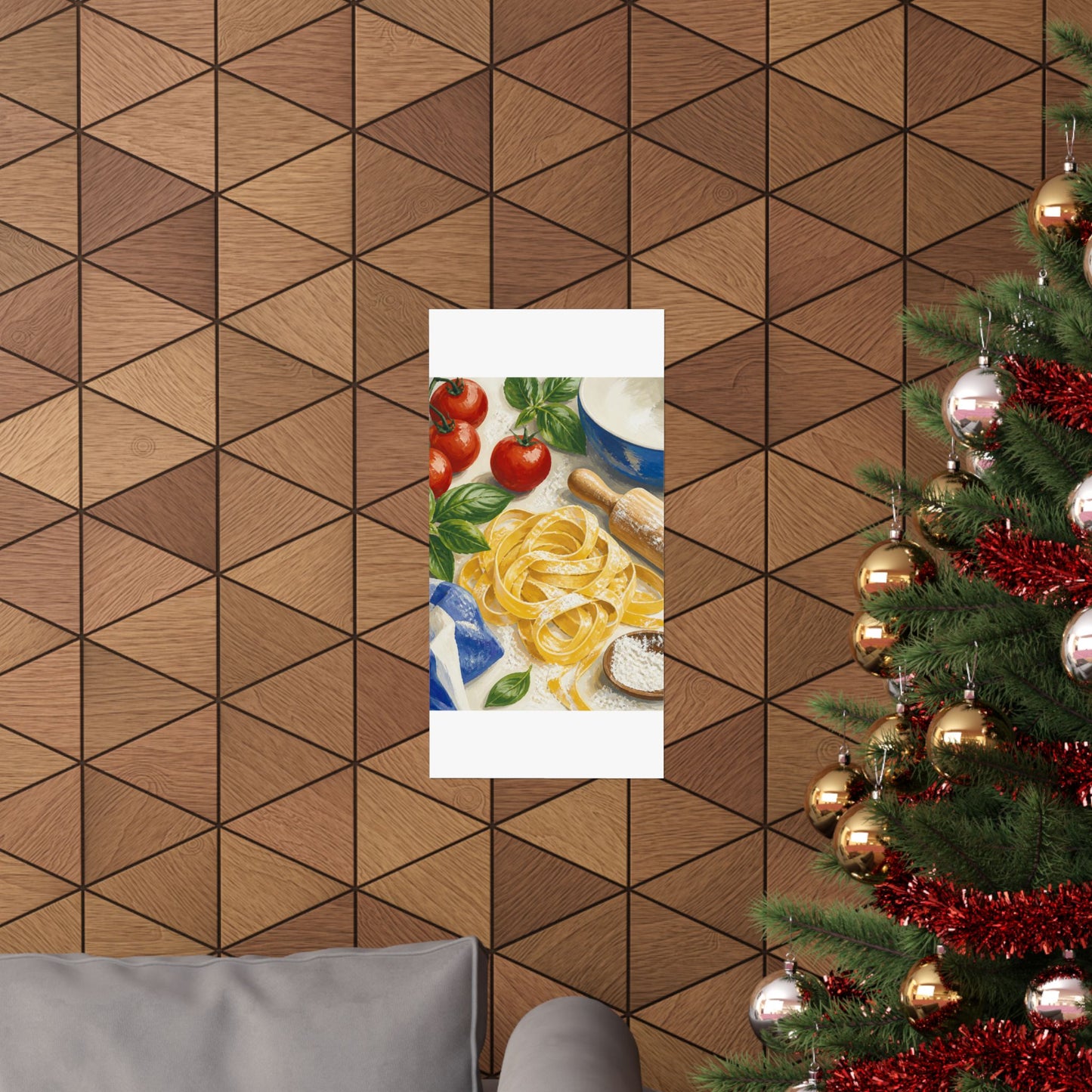 Fresh Pasta Making Kitchen Art Poster