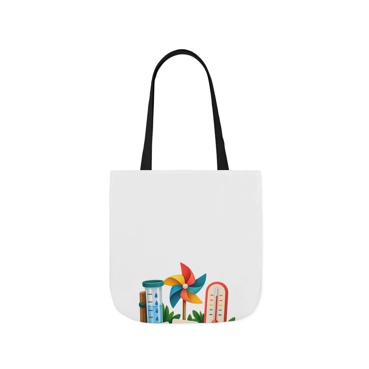Colorful Backyard Weather Watching Kit Tote Bag