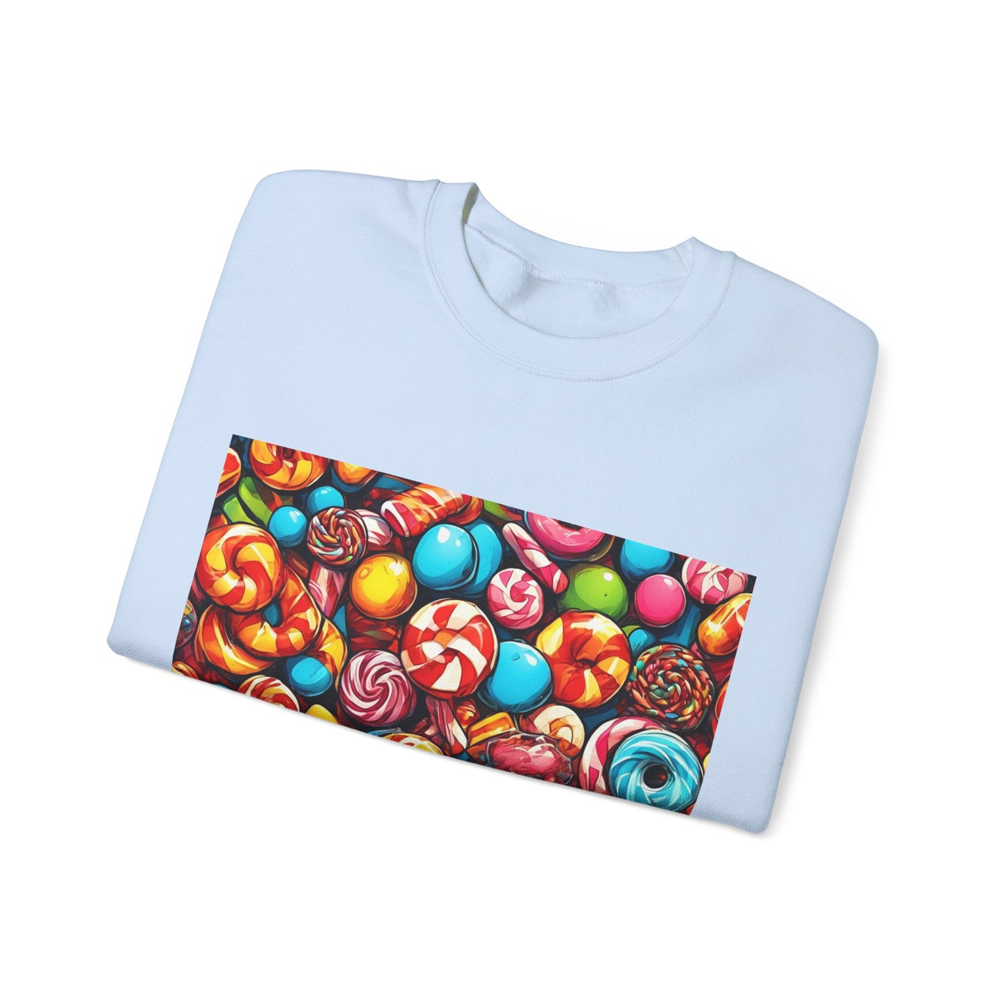 Colorful Candy and Lollipop Pattern Sweatshirt