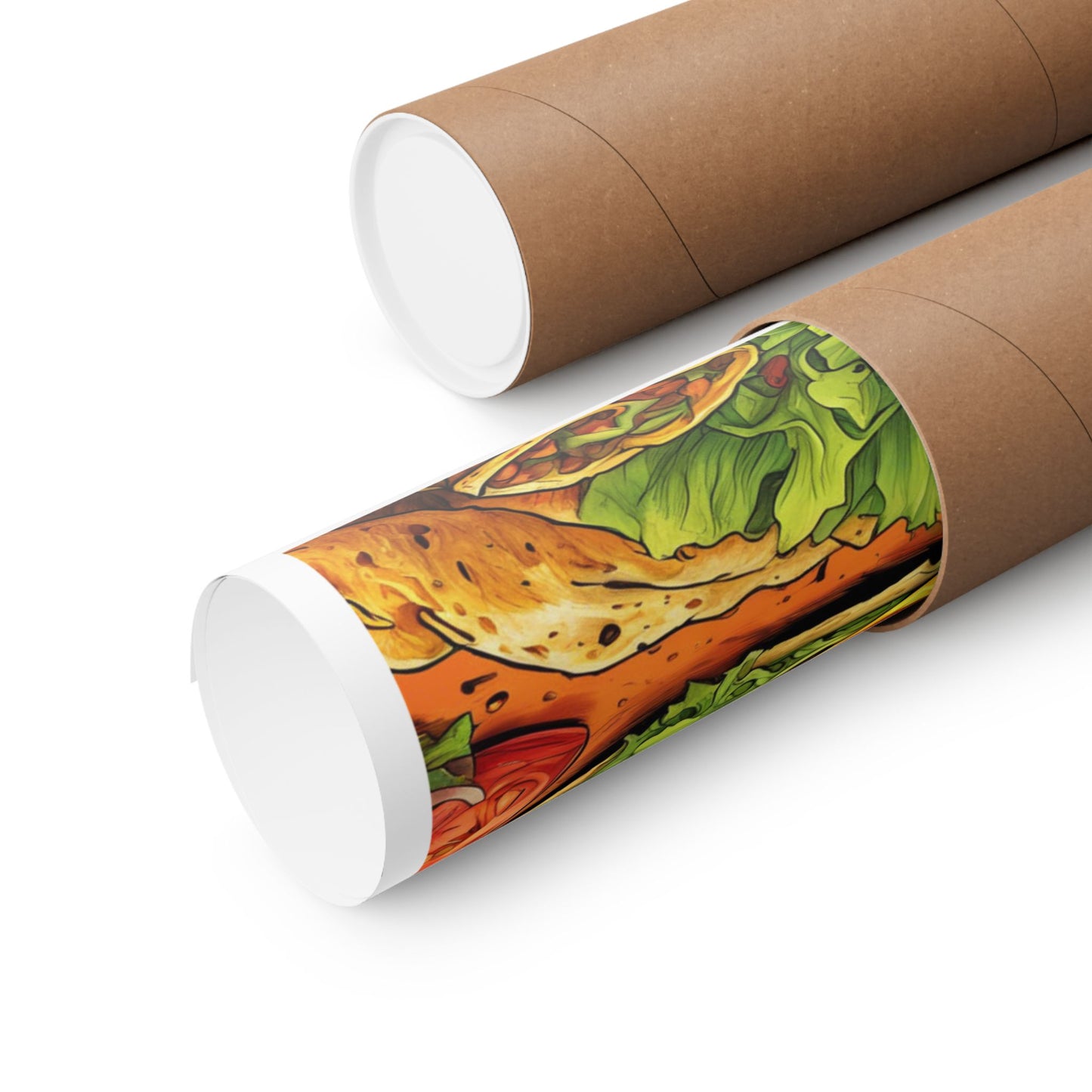 Stacked Taco Fiesta Foodie Gift Art Poster