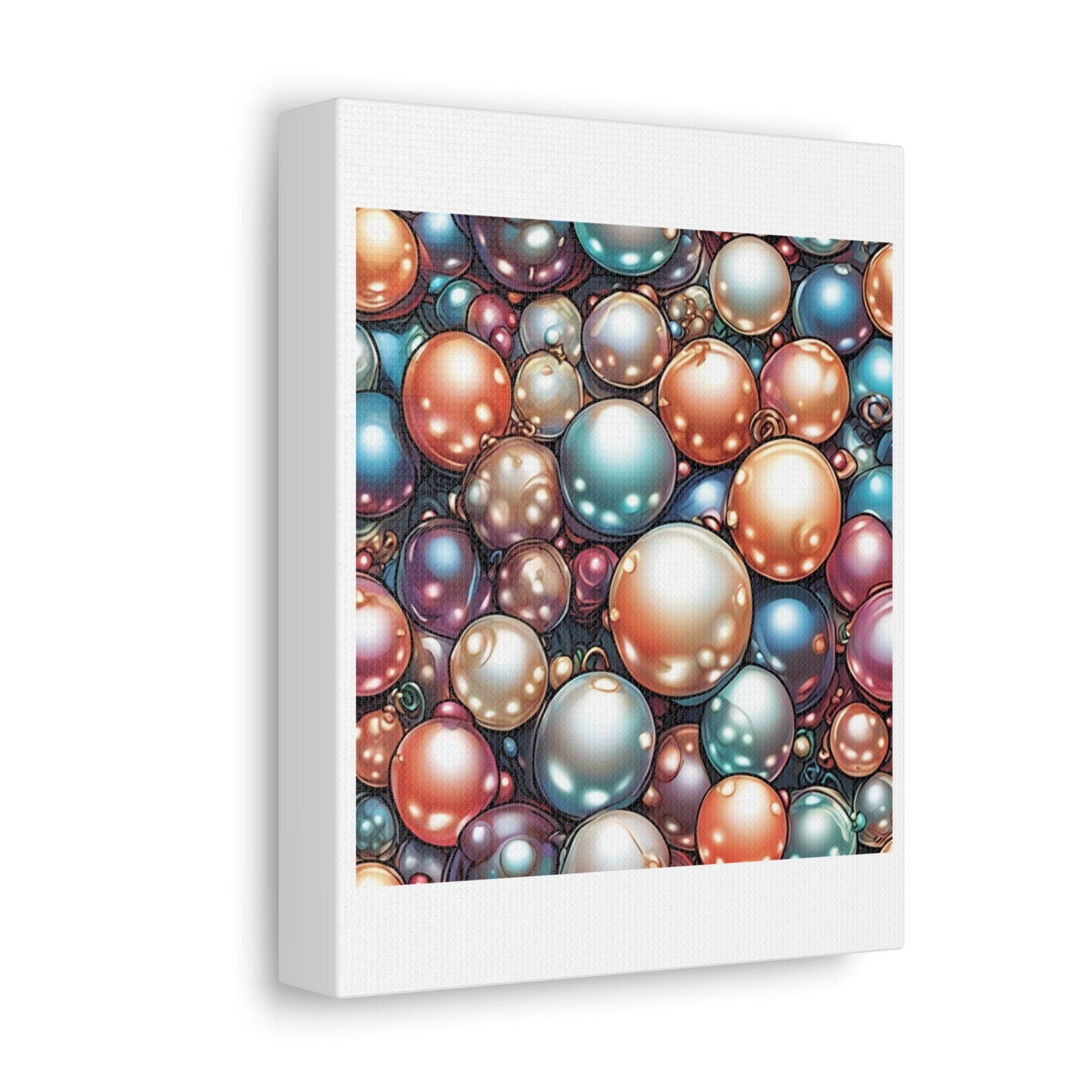 Glossy Orb Marble Abstract Gift Art Canvas