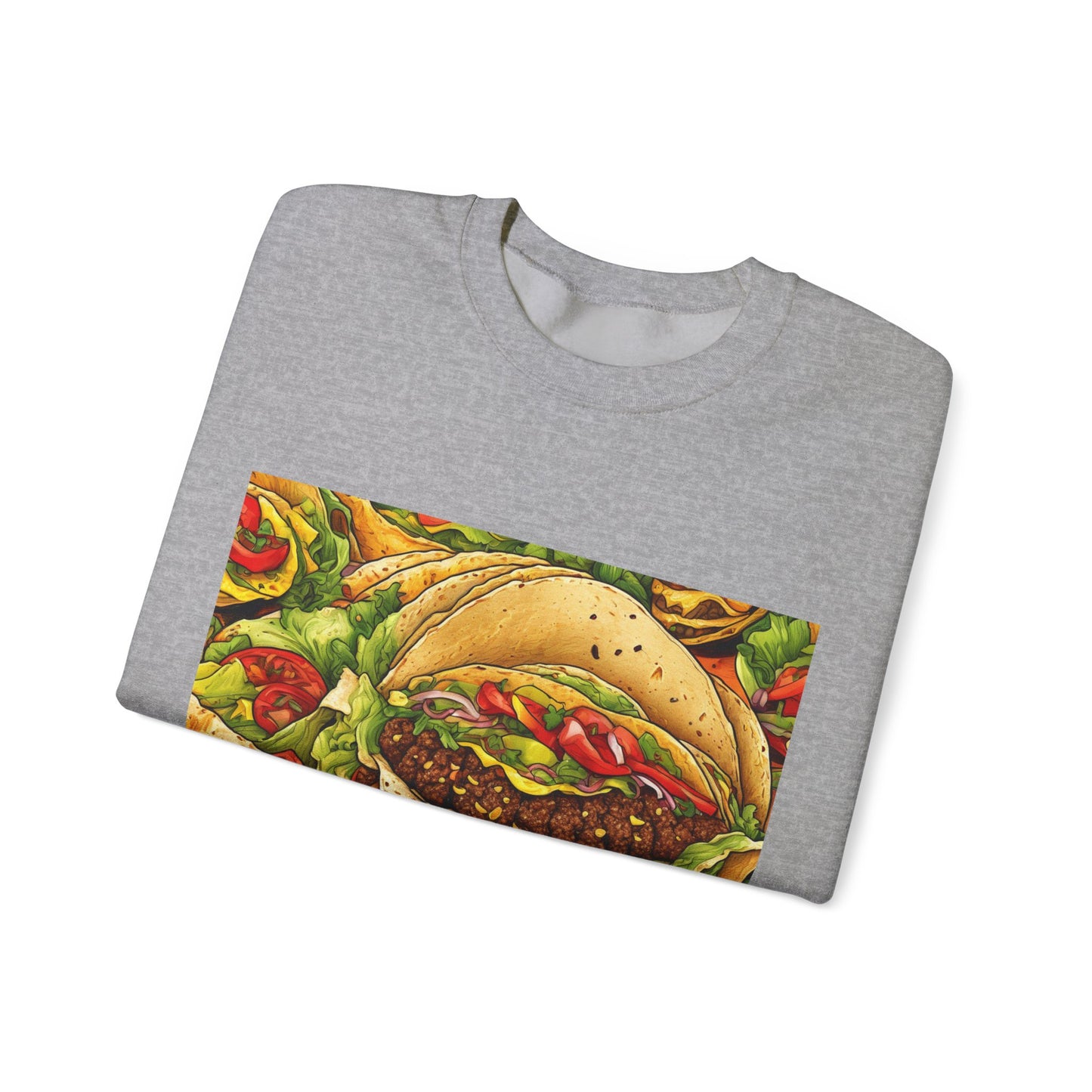 Stacked Taco Fiesta Foodie Gift Art Sweatshirt