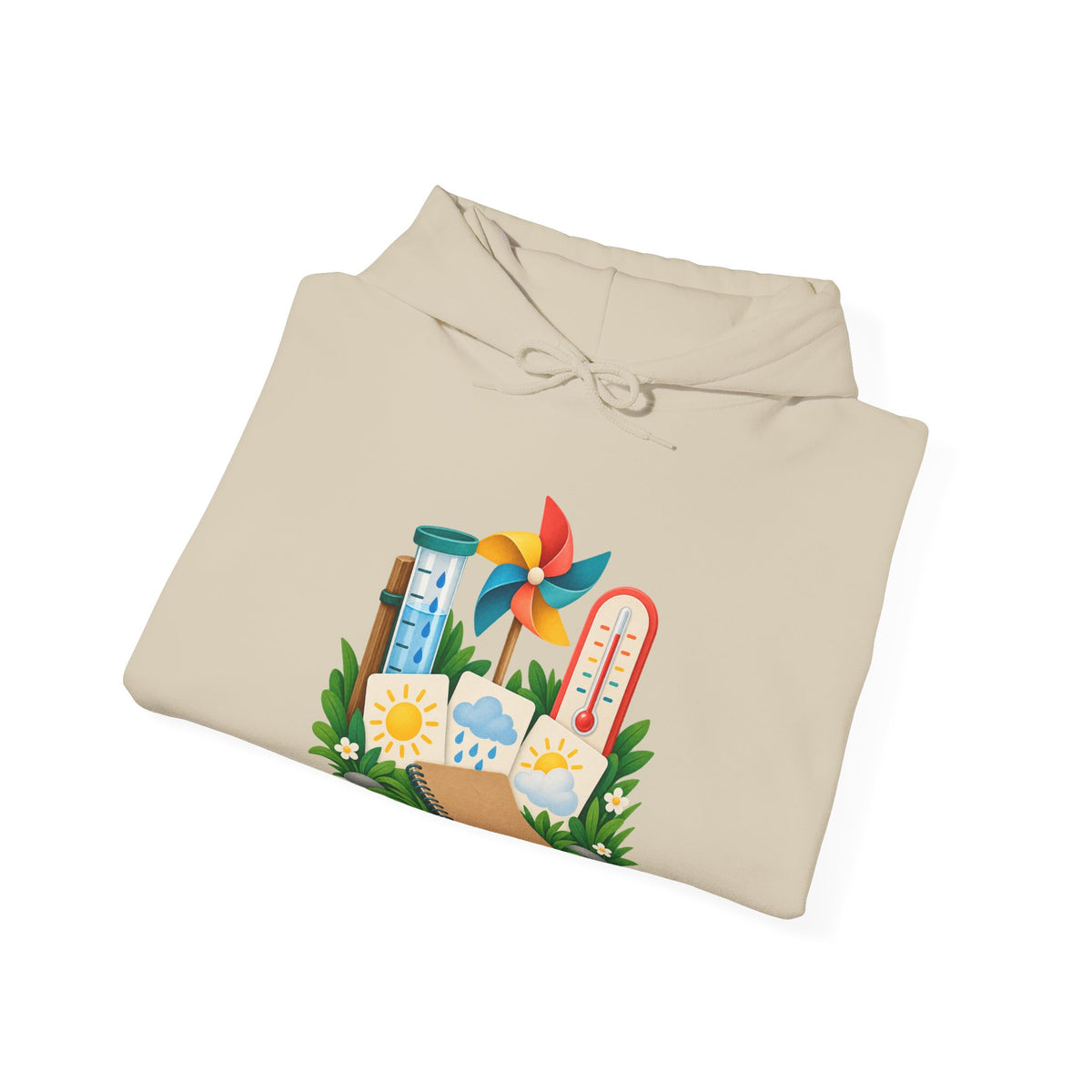 Colorful Backyard Weather Watching Kit Hoodie