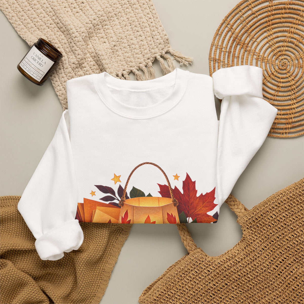 Autumn Lantern Making Workshop Sweatshirt