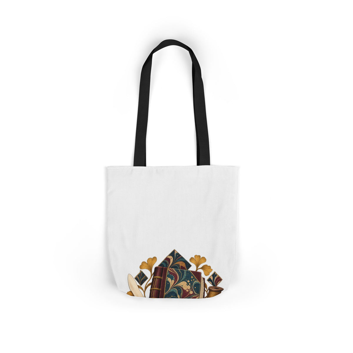 Traditional Marbled Bookbinding Workshop Tote Bag