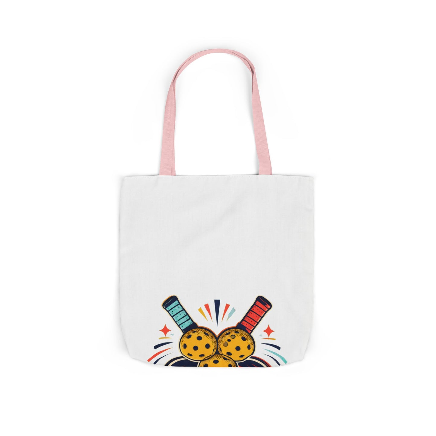 Retro Pickleball Paddles Recreational Sports Tote Bag