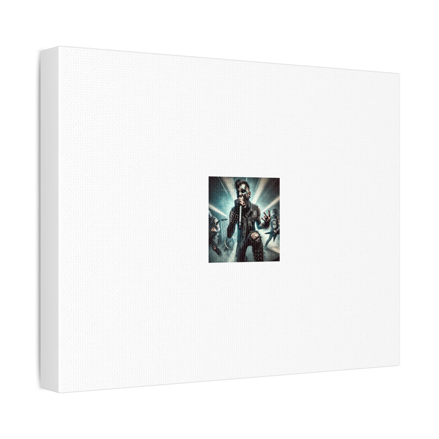 Punk Rock Vocalist Stage Energy Music Room Canvas Art