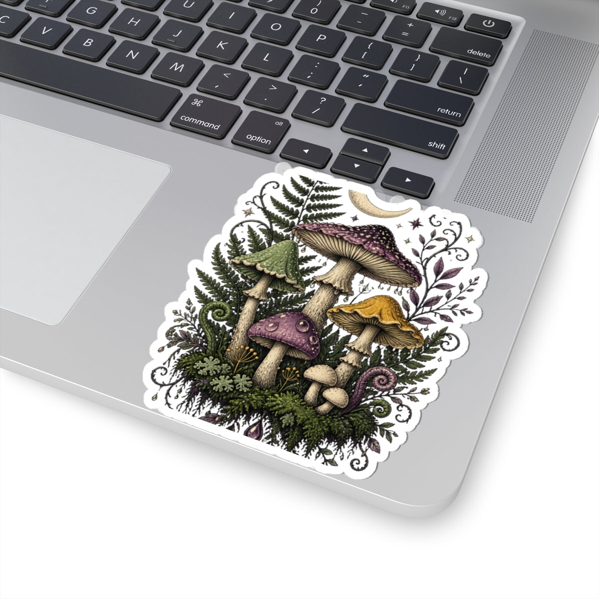 Midnight Mushroom Field Notes Botanical Mushroom Sticker