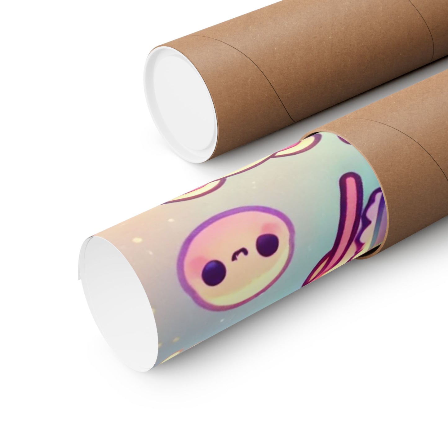 Kawaii Moon Wand Pastel Fantasy Wall Art Poster