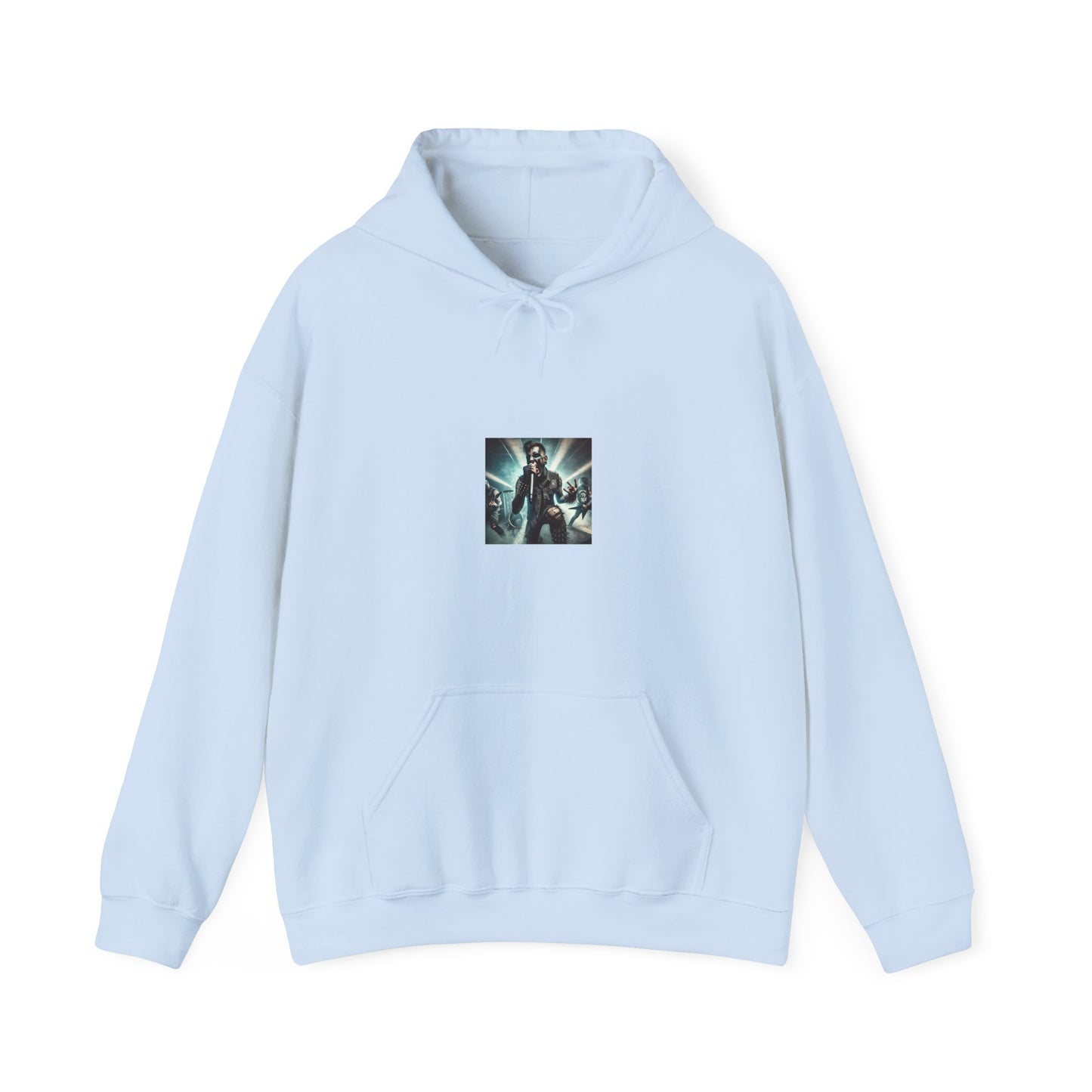 Punk Rock Vocalist Stage Energy Cozy Music Hoodie