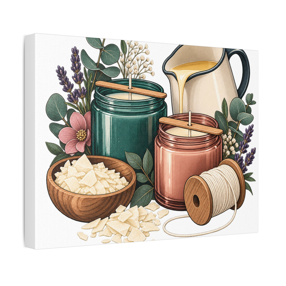 Artisan Candle Making Workshop Canvas