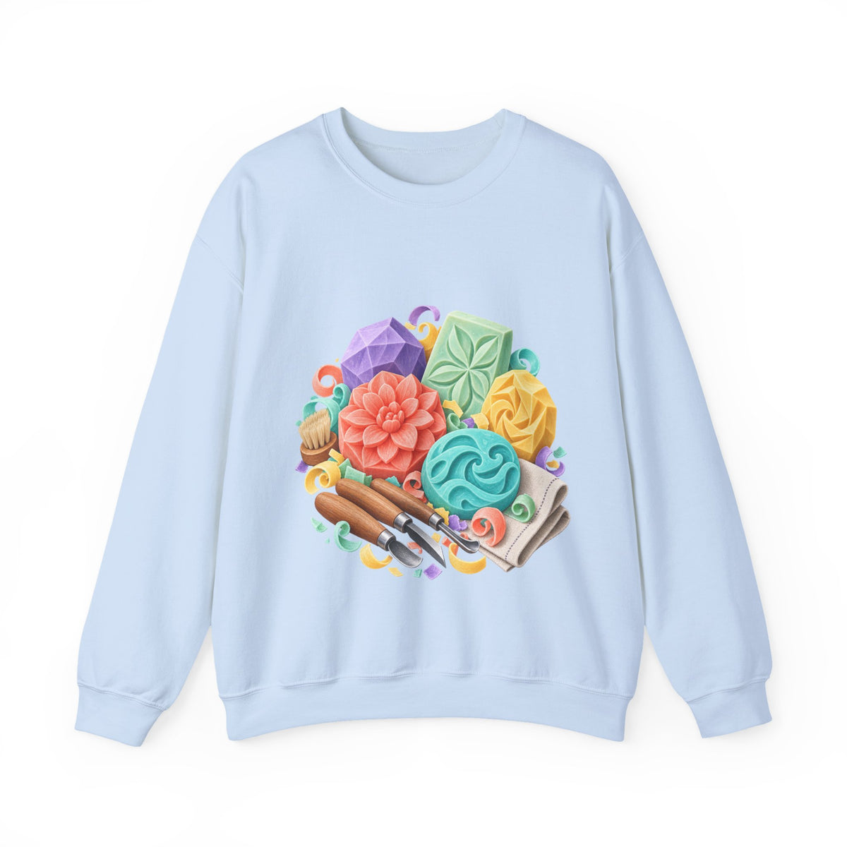 Colorful Soap Carving Workshop Sweatshirt