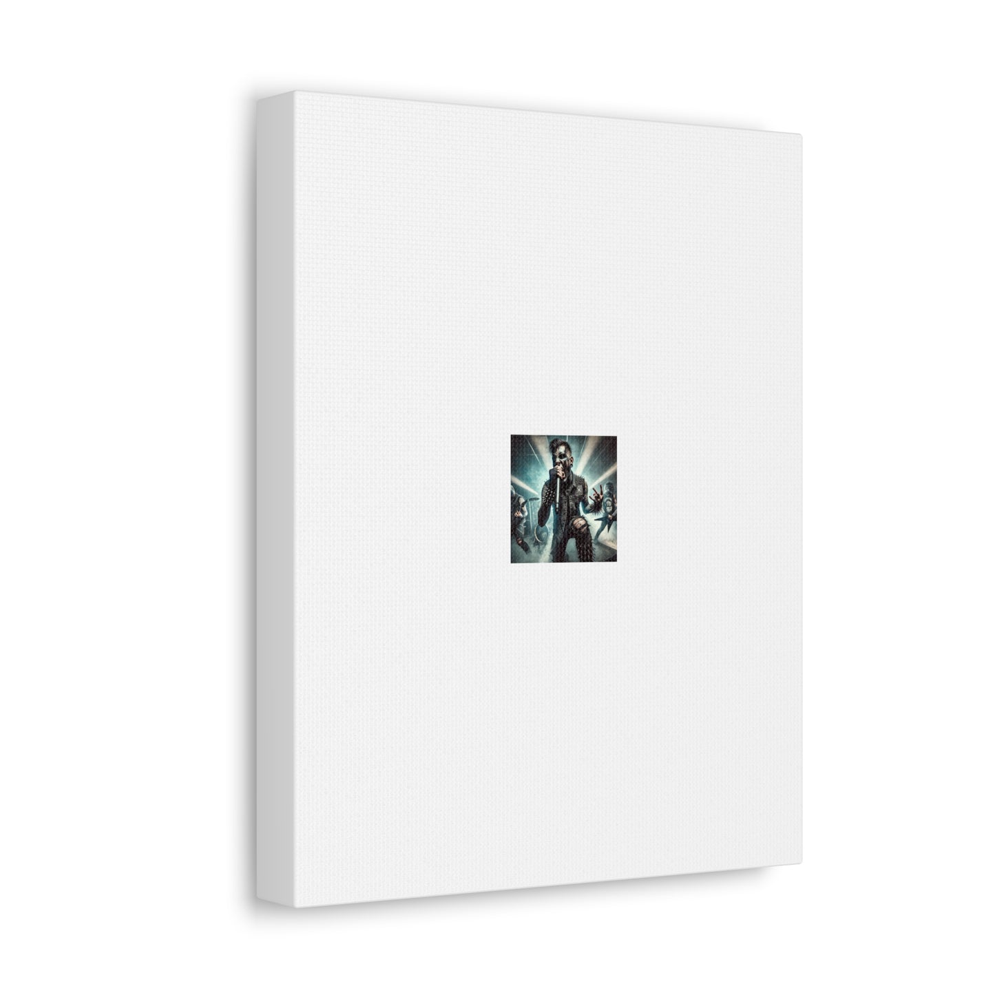 Punk Rock Vocalist Stage Energy Music Room Canvas Art