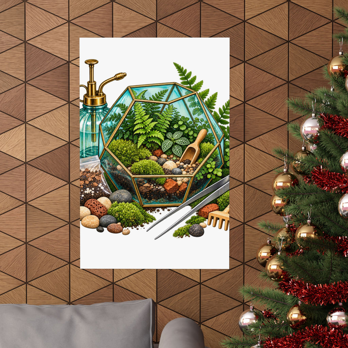 Fern Terrarium Building Workshop Poster