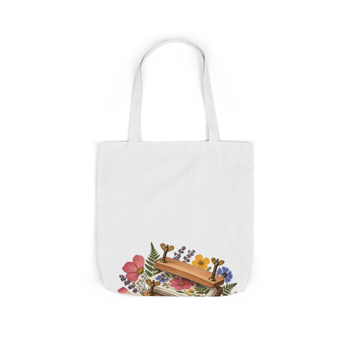 Botanical Flower Press Workshop Tote Bag