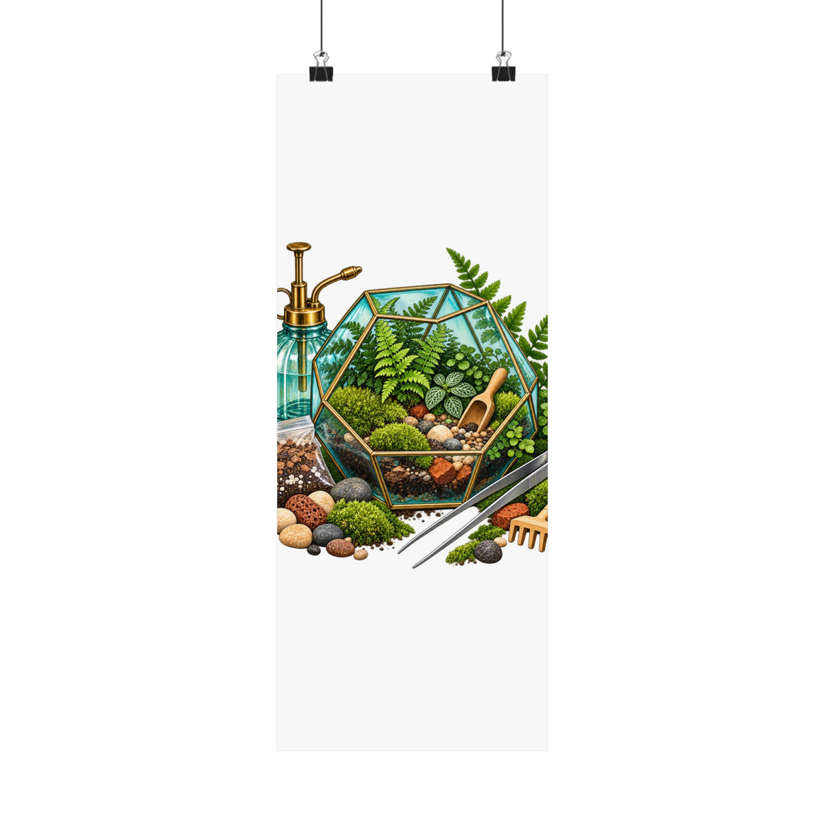 Fern Terrarium Building Workshop Poster