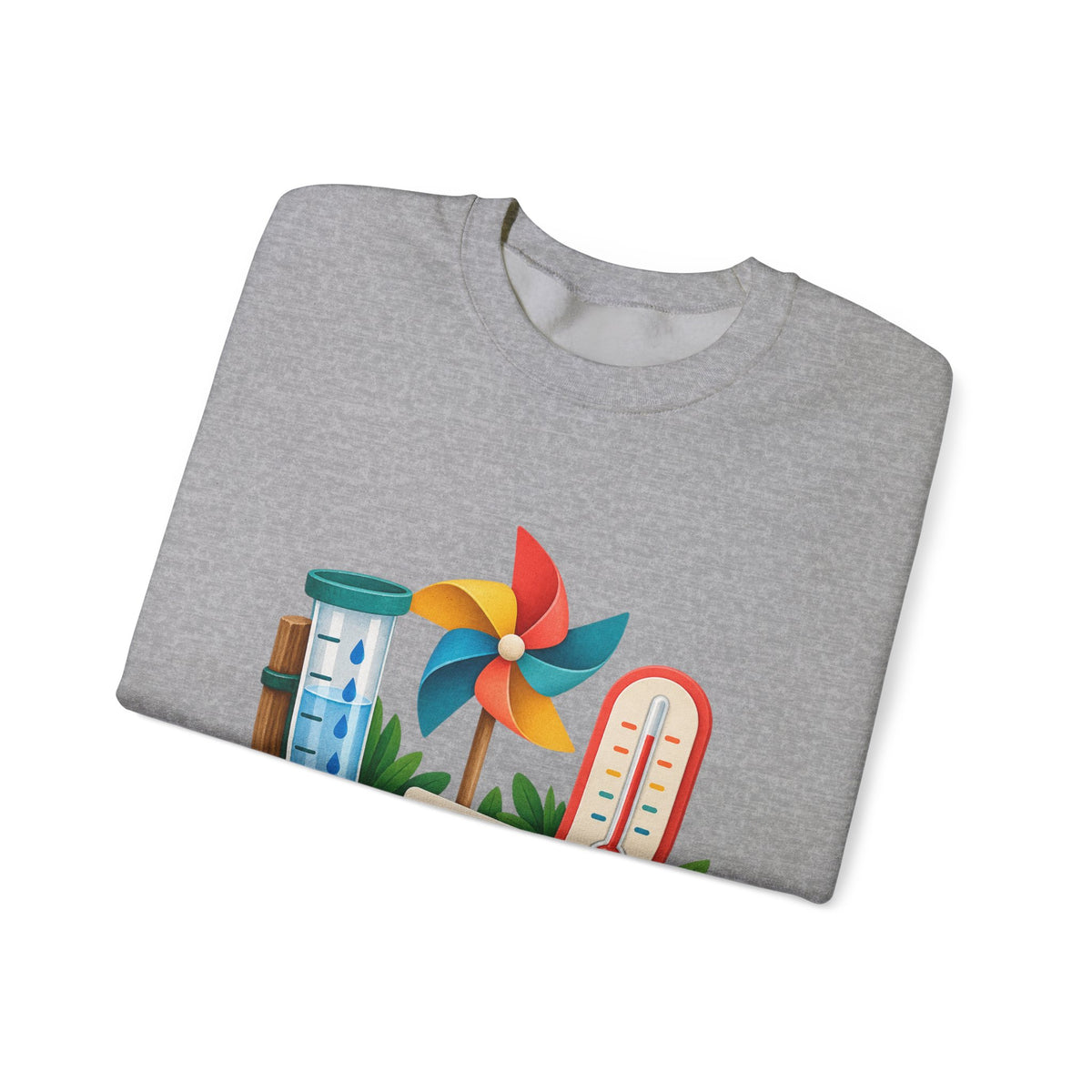 Colorful Backyard Weather Watching Kit Sweatshirt