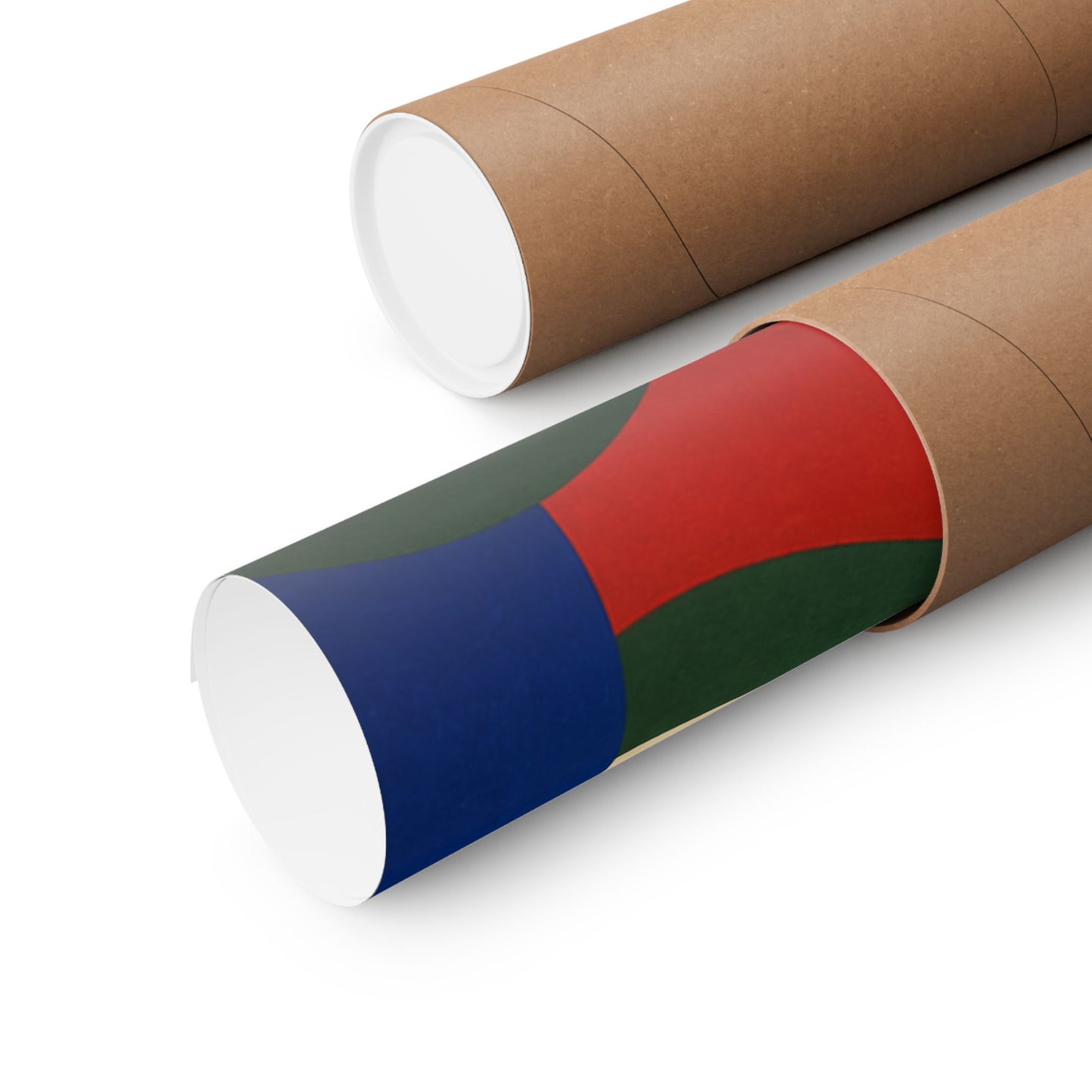 Bold Geometric Balance Abstract Art Poster