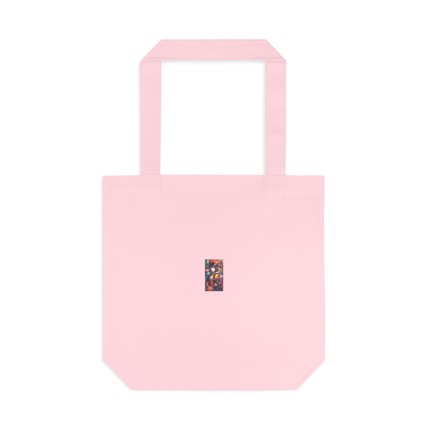 Anime Floral Forest Heroine Portrait Flower Tote Bag