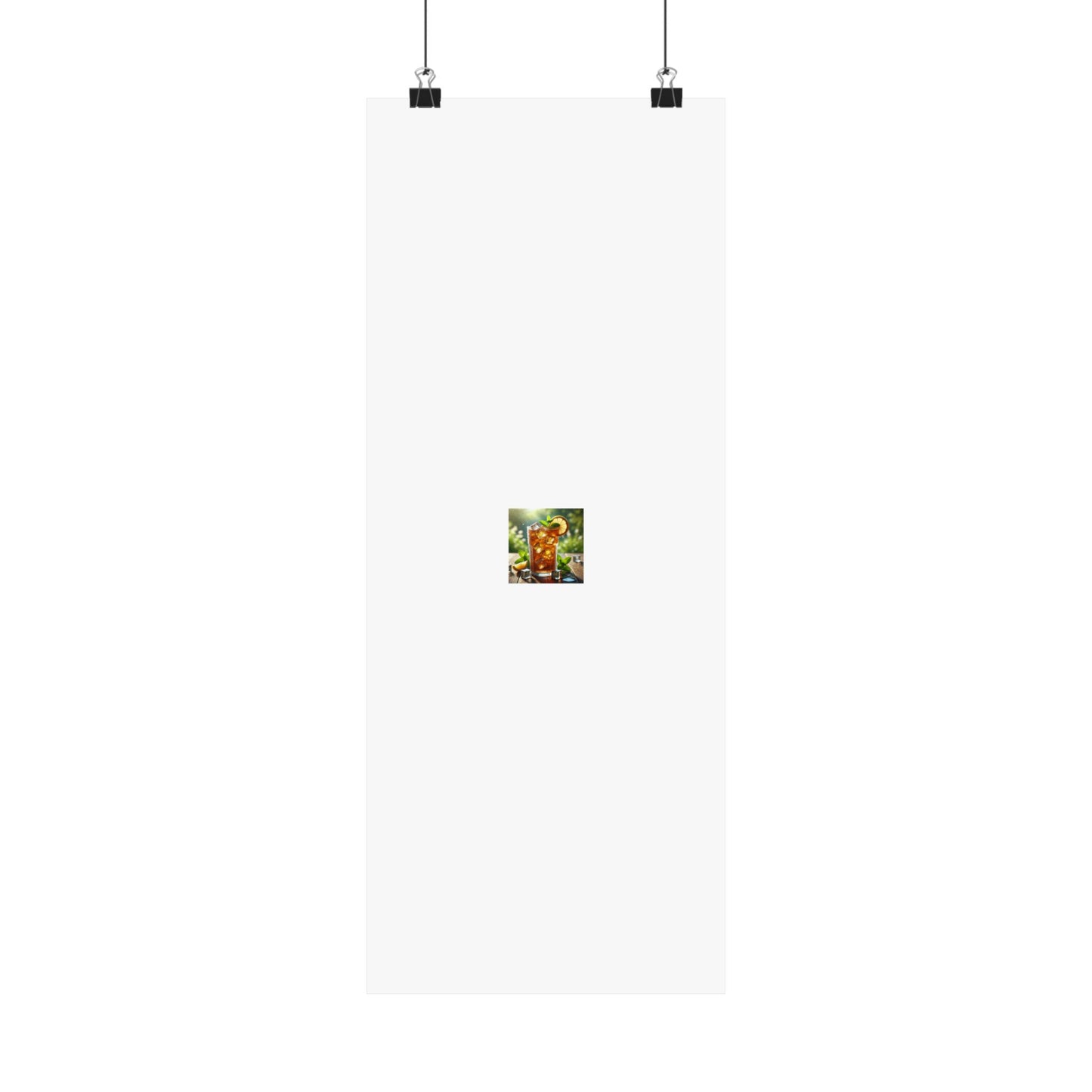 Sunlit Iced Tea Lemon Mint Kitchen Summer Drink Poster