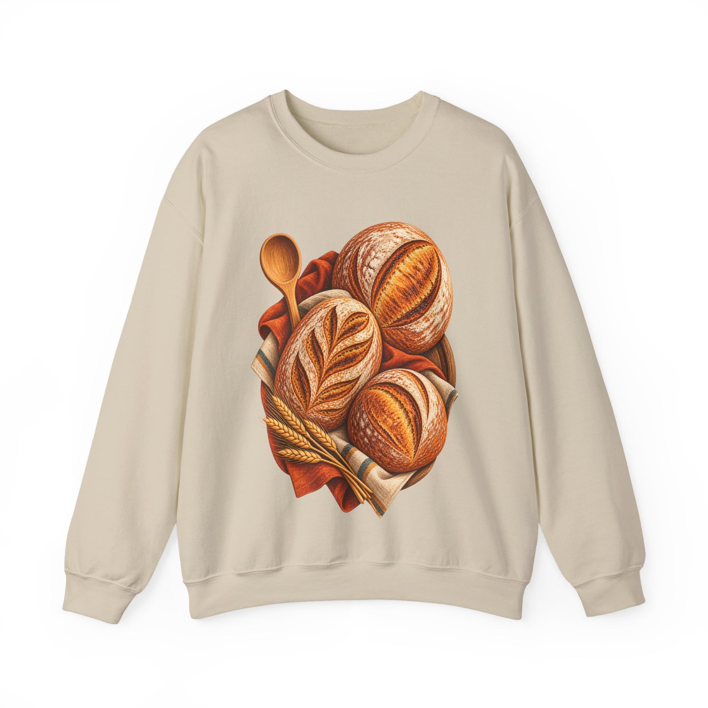 Artisan Bread Baking Emblem Sweatshirt