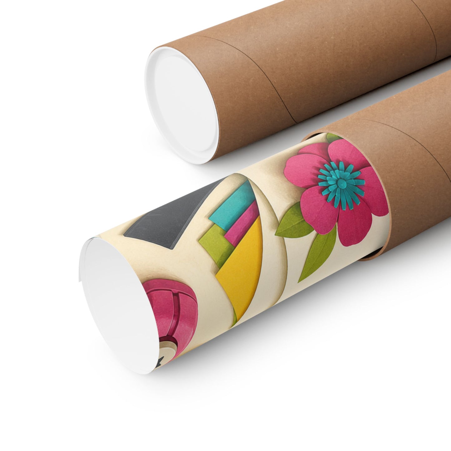 Bright Paper Crafting Hobby Poster