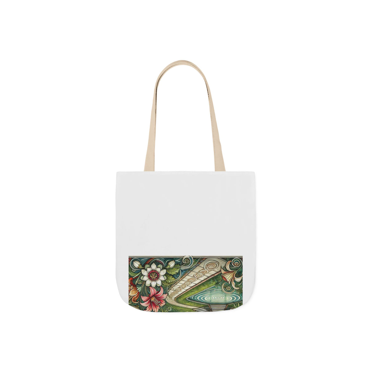 Botanical Gazebo Garden Art Nouveau Canvas Tote Bag
