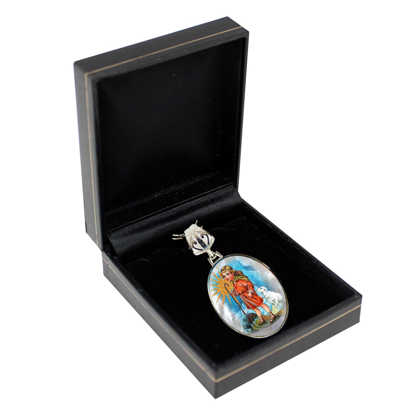 Silver Plated Mother of Pearl Necklace Jewelry - 43045