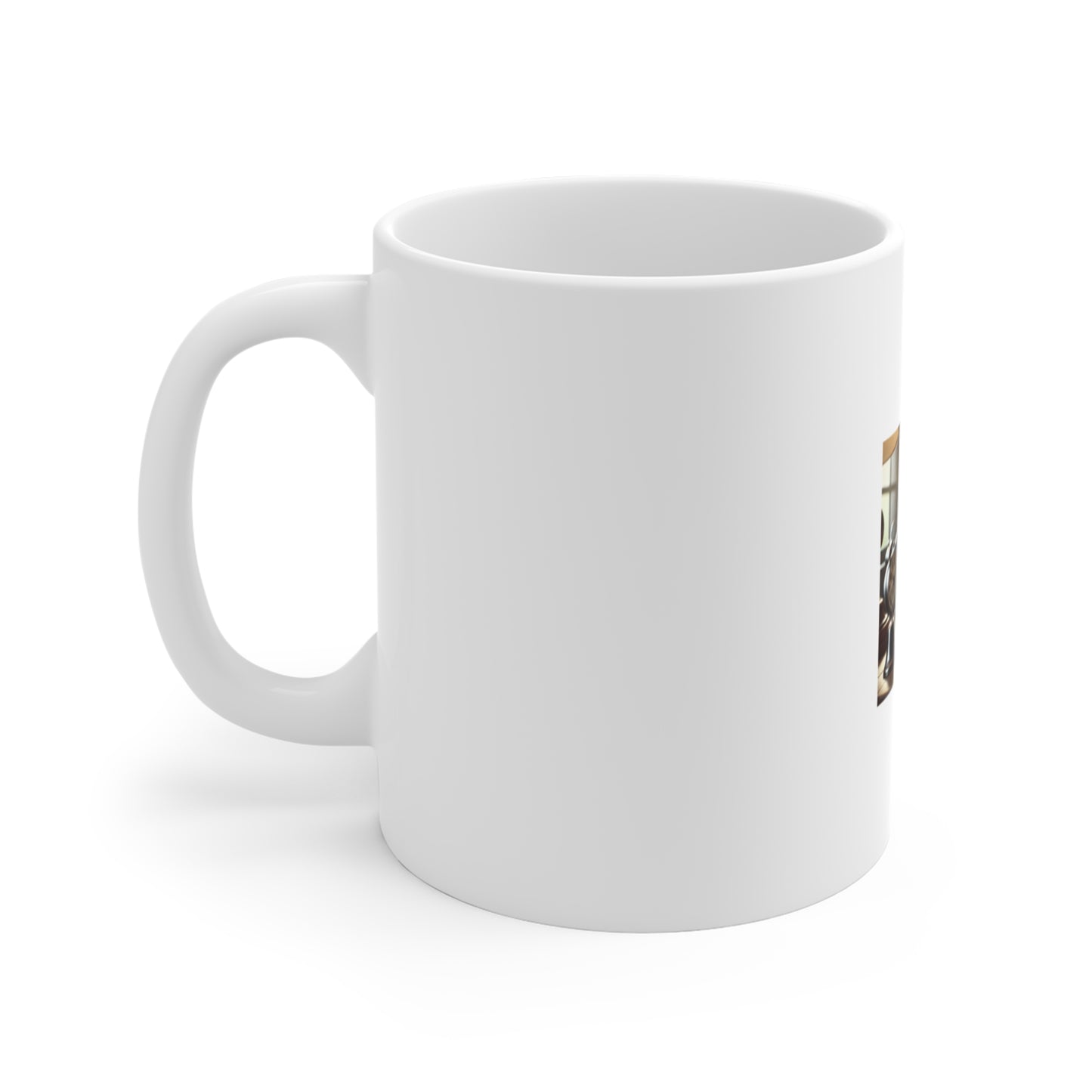 Vintage Alarm Clock Morning Routine Coffee Mug