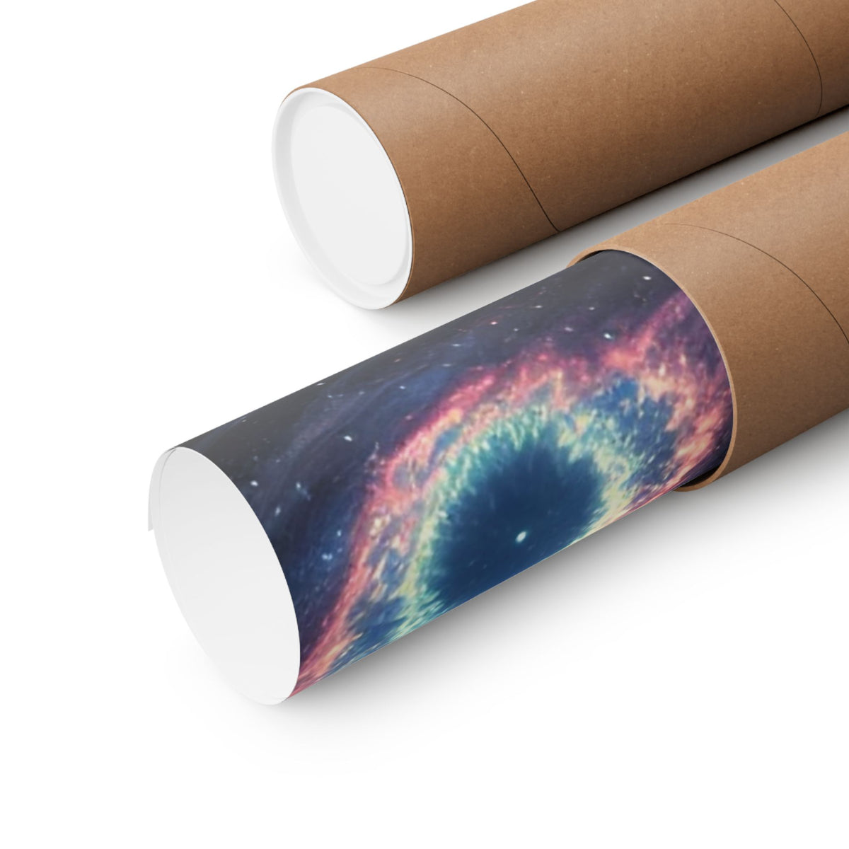 Cosmic Black Cat Galaxy Celestial Wall Art Poster